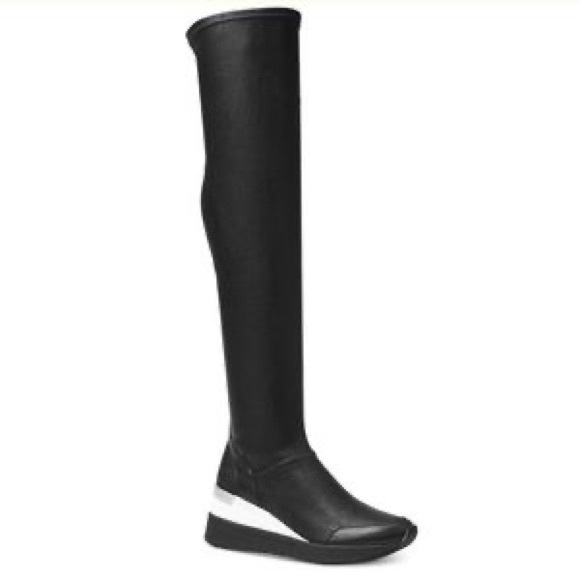 MICHAEL Michael Kors Shoes - Michael Kors “Rare” Ace Stretch Over The Knee Sneaker Boot